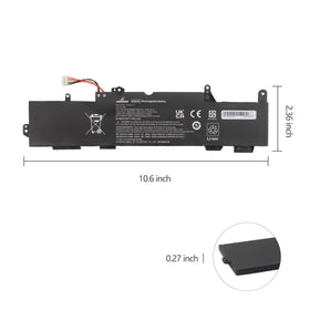 A AMANDA SS03XL battery packaging box showing compatibility and capacity