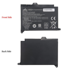 A AMANDA BP02XL battery with 12-month warranty card.