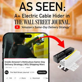 A+ ELECTRIC snap cover detail demonstrating one-press click closure for tool-free access
