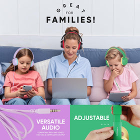 A+ Scholars braided 3.5mm jack cable close-up for durable reliable connection