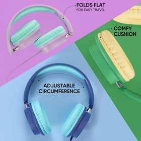 A+ Scholars plush ear cushion close-up for comfortable all-day wear