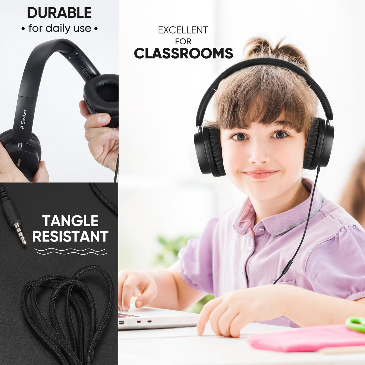 A+ Scholars inline mic and controls shown for clear student communication