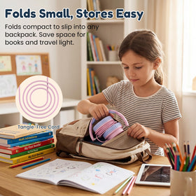 A+ Scholars kids headphones with sticker sheets for personalization