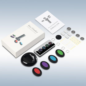 A-SZCXTOP four-receiver set helps locate keys and other valuables.
