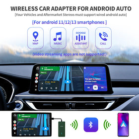 AACPLAY compact design dongle fits discreetly on the dash