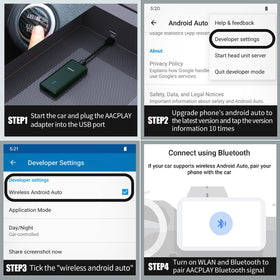 AACPLAY low-latency connection minimizes delays during navigation and media
