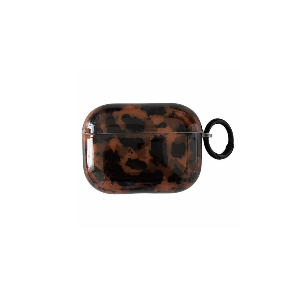 Aaknhen Leopard Cheetah print AirPods Pro case protects while adding style.