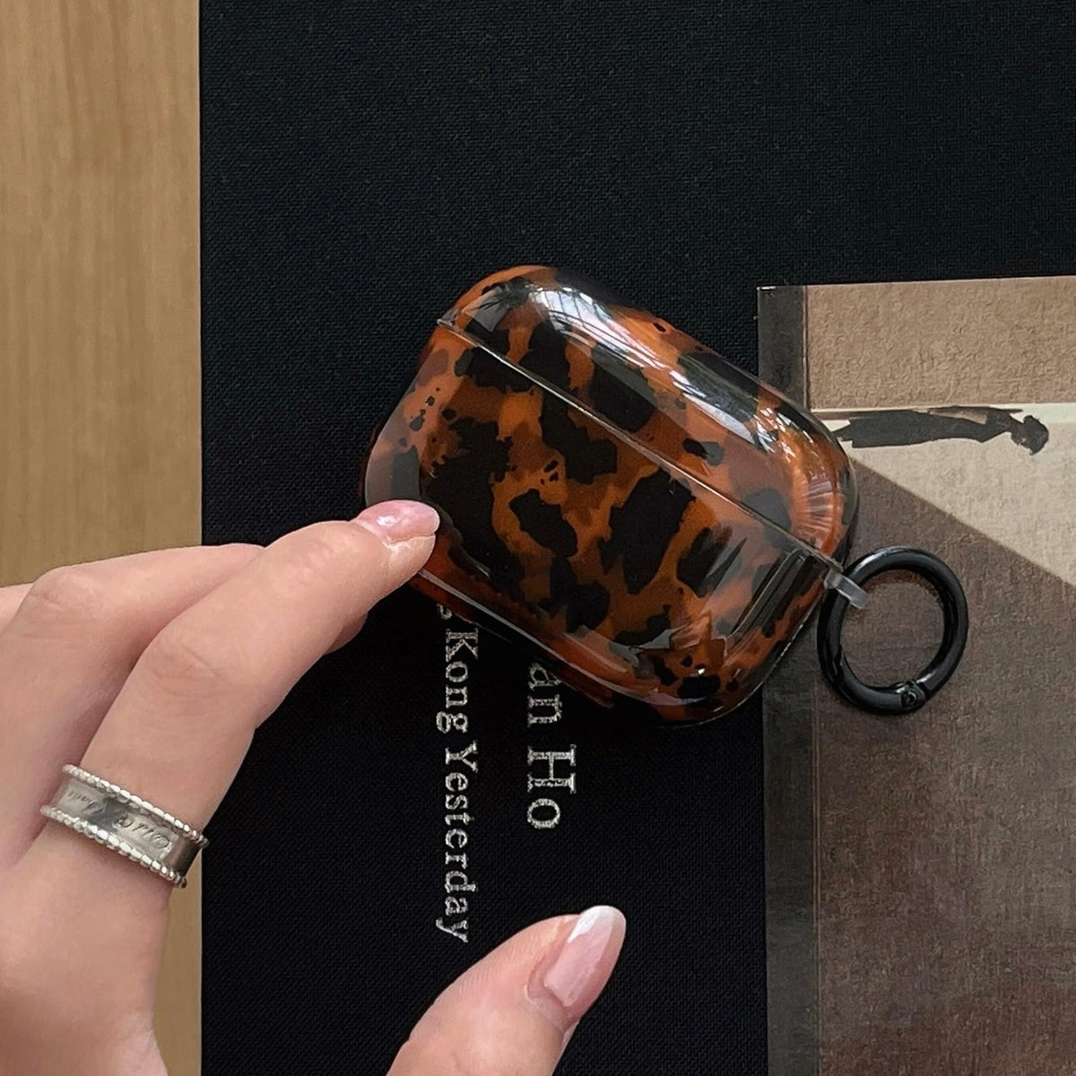 aaknhen ring accessory included with AirPods case, portable and convenient