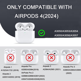 aaknhen tortoiseshell pattern case for AirPods 4th Gen, easy grip and everyday use