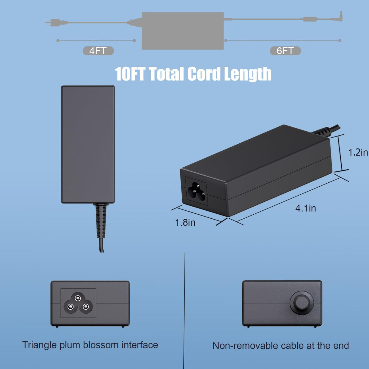 aarleduu 100-240V input supports global travel with one charger