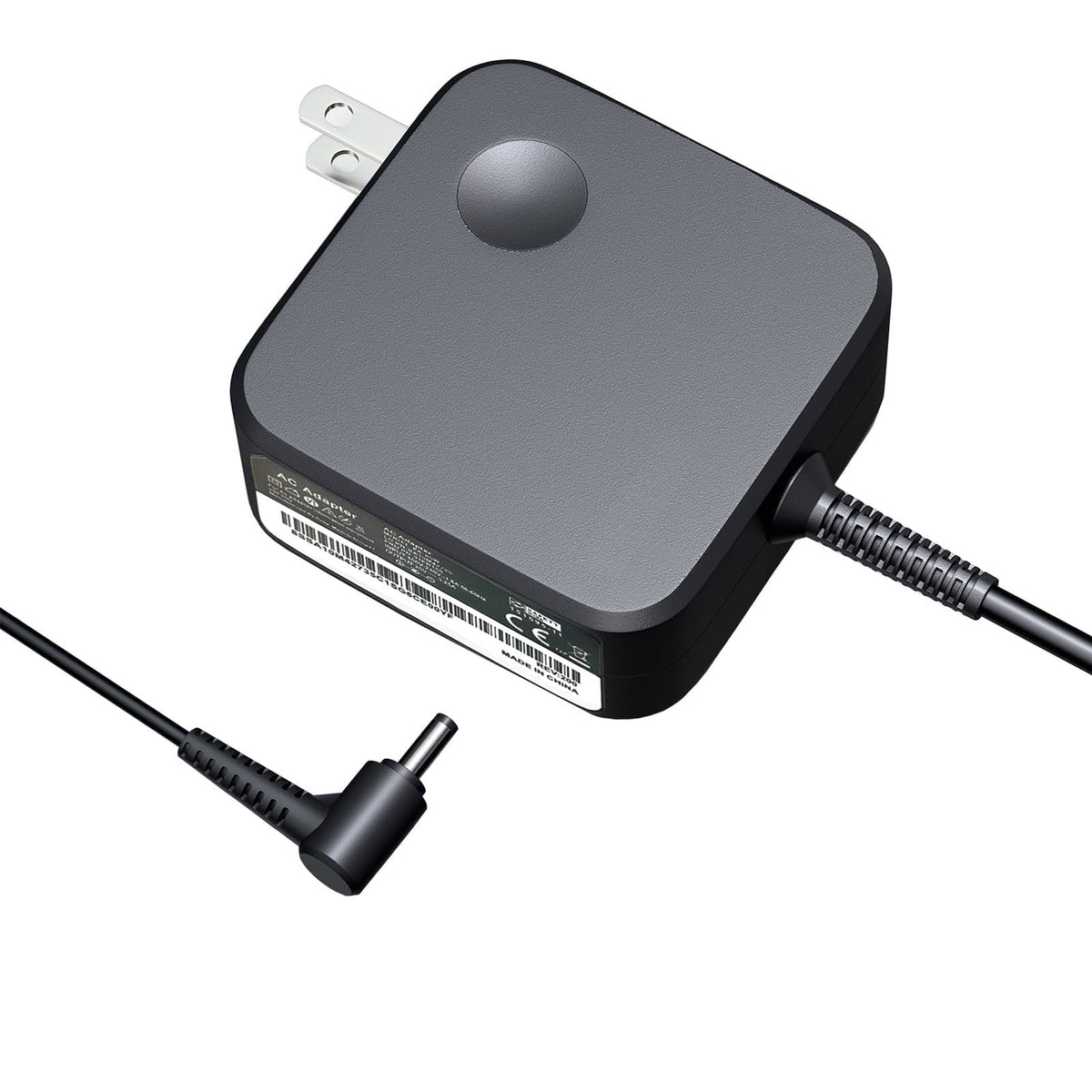 aarleduu 65W charger for Lenovo V14 front view shows compact travel-ready design