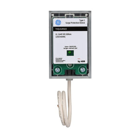 ABB THQLSURGE2 installation image, easy plug-on setup inside main panels.
