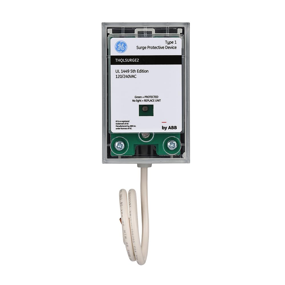 ABB THQLSURGE2 front view, robust whole-house protection for sensitive electronics.