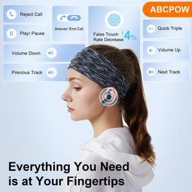 ABCPOW IPX7 waterproof design protects against sweat and rain