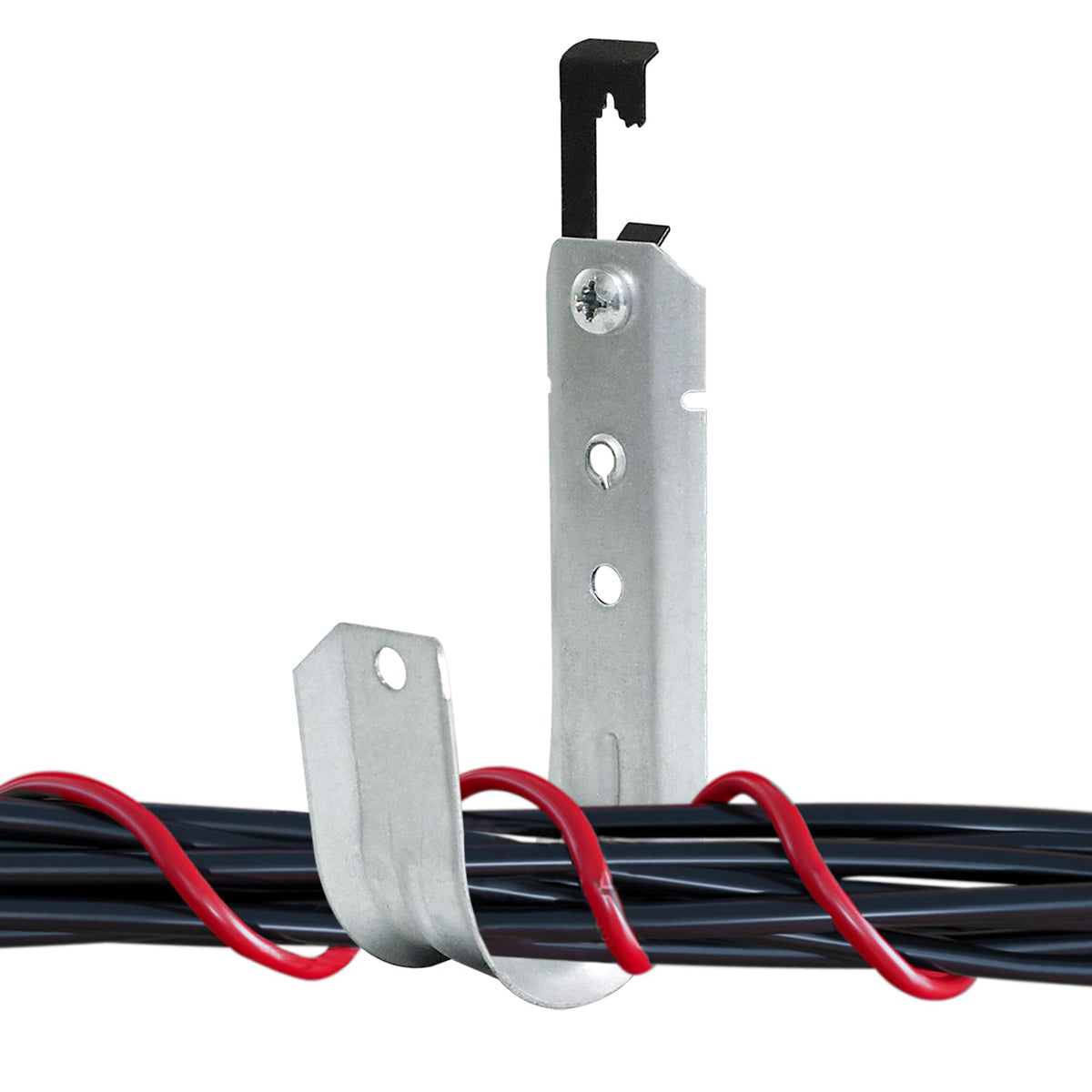 Abeicy installed in office ceiling grid illustrating neat cable management and safety