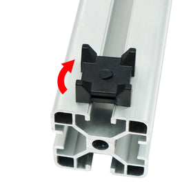 Abeicy mount next to ruler showing compact dimensions for precise planning benefit