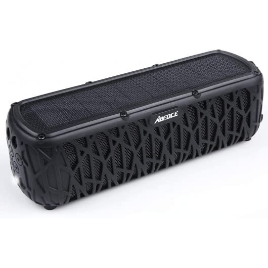 ABFOCE Solar Speaker under sun charging for extended outdoor listening