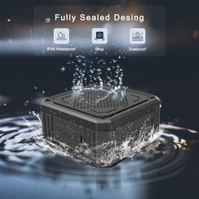 ABFOCE speaker by poolside demonstrating IPX6 water resistance benefit