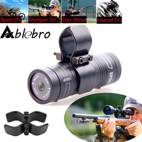 ABLEBRO Shotgun Camera gun clip mount enables stable on-barrel recording.