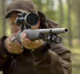 ABLEBRO Shotgun Camera helmet strap mount for hands-free filming.