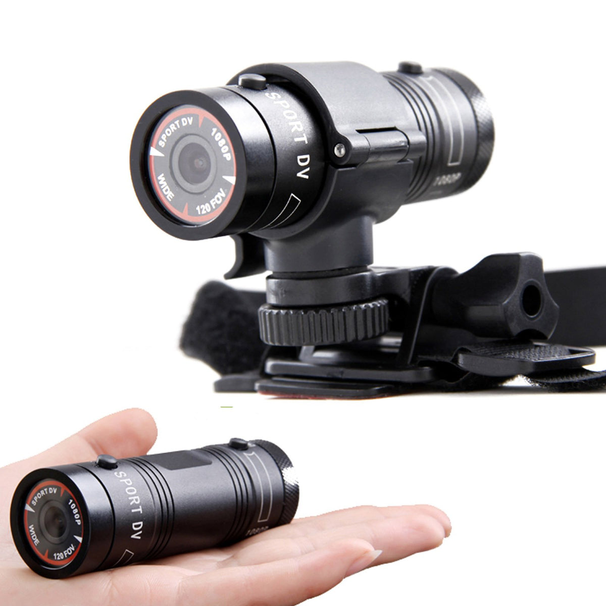 ABLEBRO Shotgun Camera under scope rail mount for quick setup.