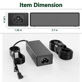 Ablisda 45W Acer Extensa 15 EX215-22 charger packaging and safety features.