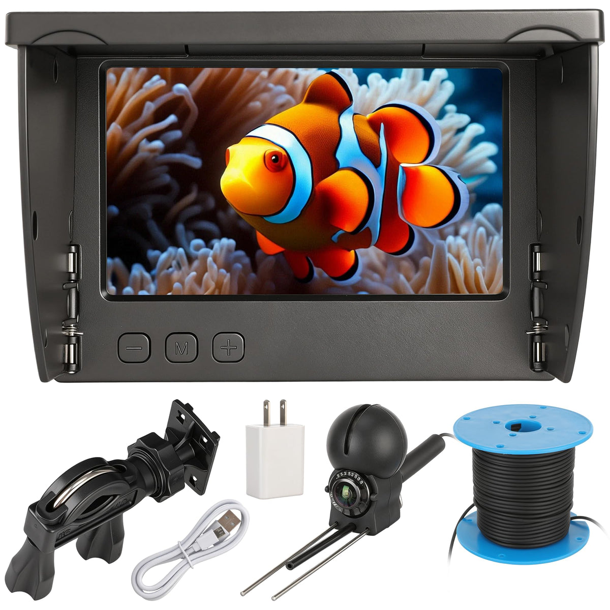 Abliseoum front display showing clear underwater view and easy monitoring