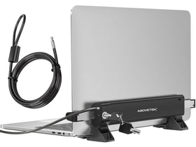 AboveTEK front view of locking station showing secure mount and portability
