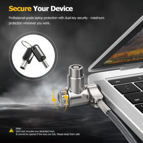 AboveTEK two included keys offer quick, convenient access.