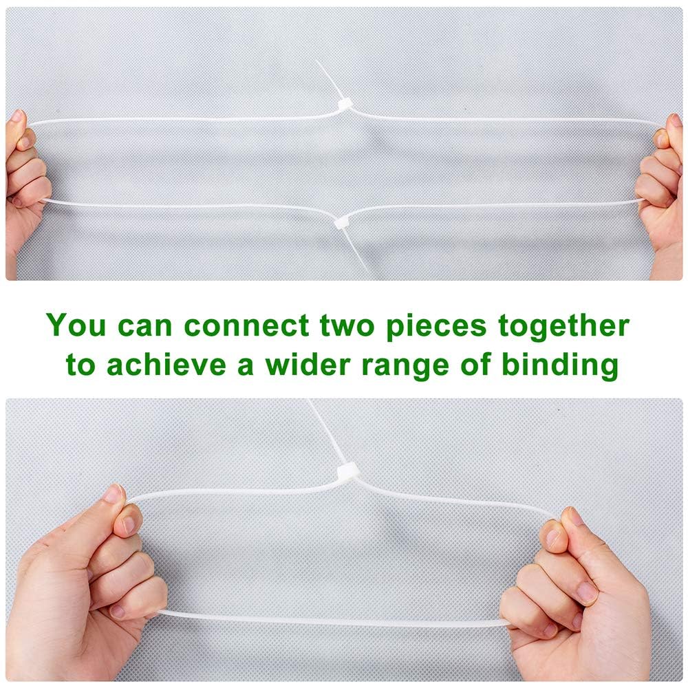 ABSupus UV-protected zip tie pack for outdoor projects
