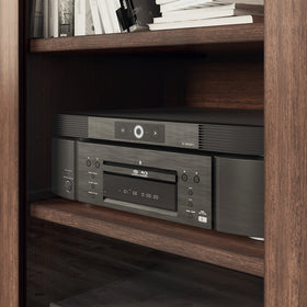 Compact 17 x 13.5 x 1.5 inch AIRCOM S8 fits AV cabinets.