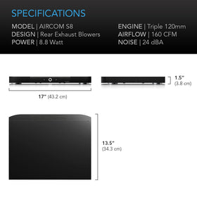 Top-loading capacity supports up to 30 pounds on the enclosure.