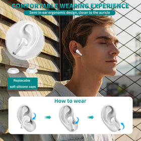 ACAGET Bluetooth 5.3 connection illustration highlighting stable pairing