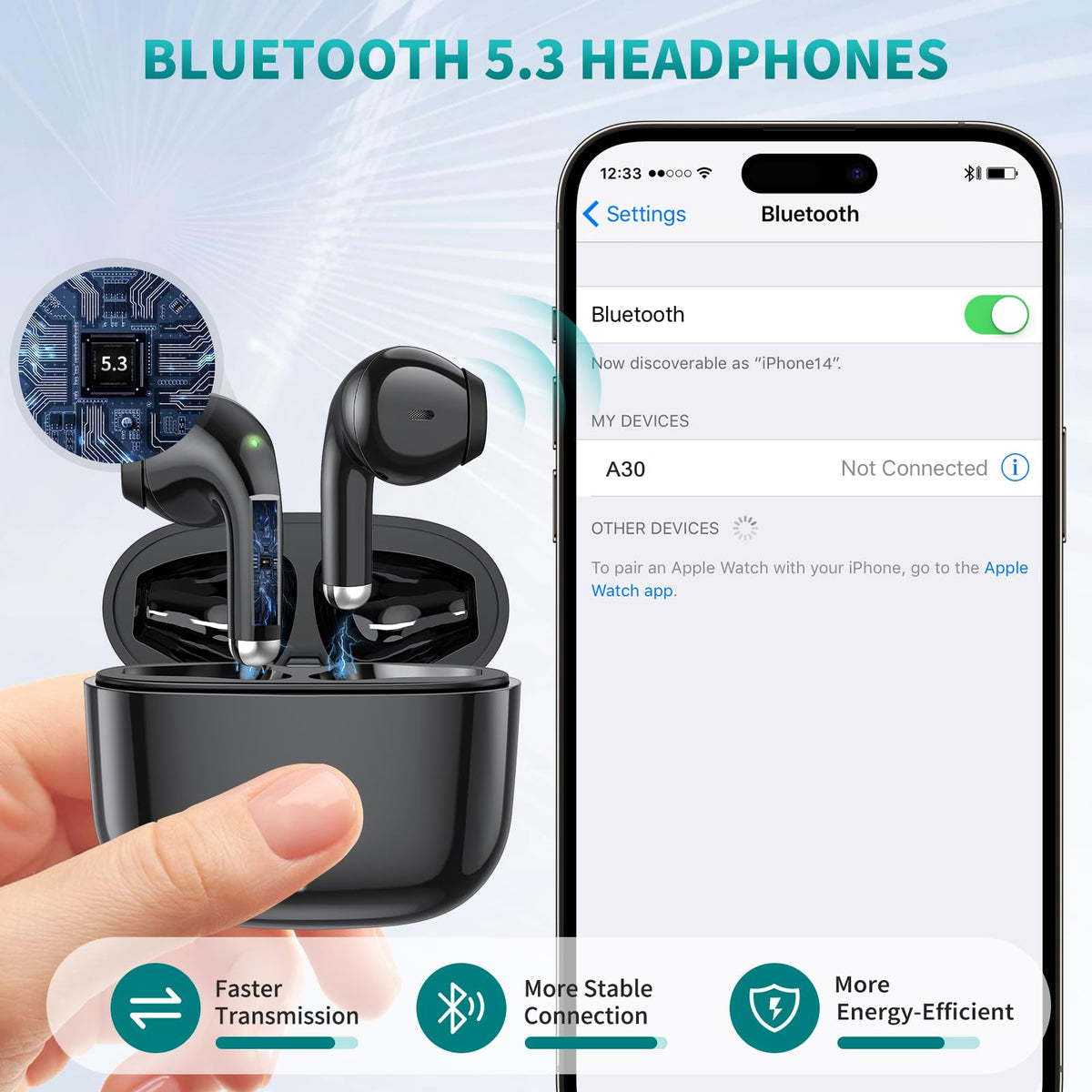 ACAGET earbuds with IPX4 protection ideal for workouts and outdoor activity