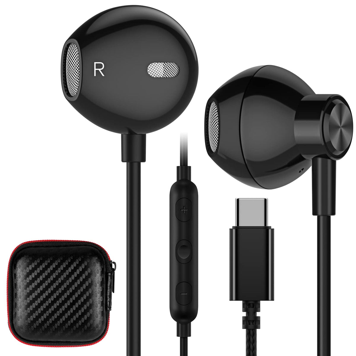 ACAGET front packaging showing earbuds and USB‑C connector, clear product identity and convenience