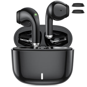 ACAGET wireless headphones with charging case showing seamless Samsung pairing for daily use
