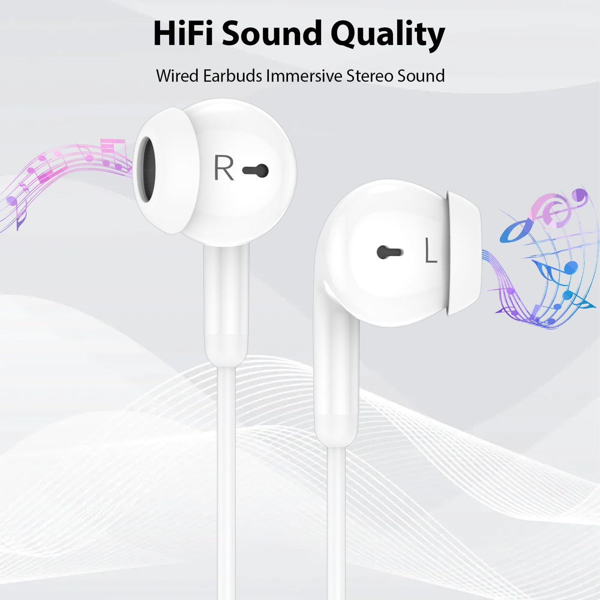 ACANDYA USB-C Earbuds offer broad compatibility with iPad, MacBook, and Android USB-C.