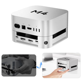 ACASIS aluminum enclosure with dual fans for efficient cooling