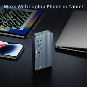 ACASIS compact docking station designed for on-the-go connectivity