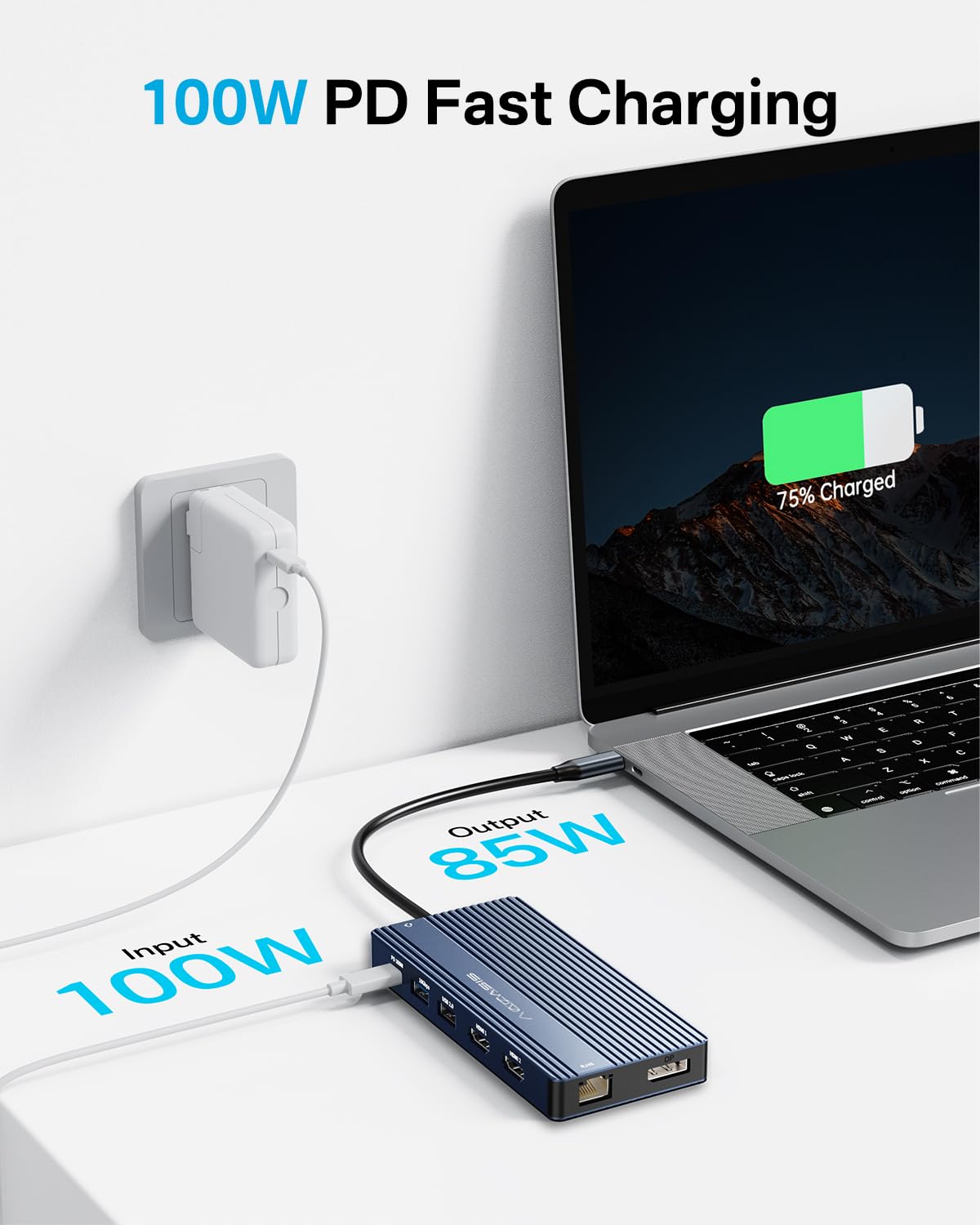 ACASIS SD and TF card slots displaying quick photo import convenience for photographers