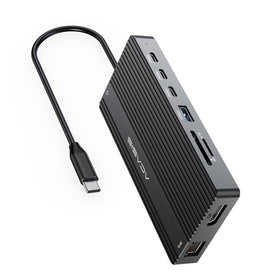 ACASIS with headset plugged into 3.5mm jack showing clear audio for calls