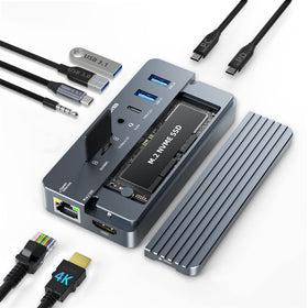 ACASIS USB-C docking station with 4K HDMI output for crisp video