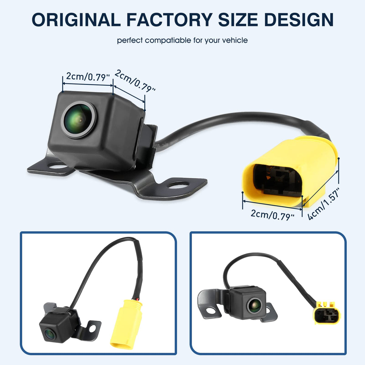 ACAUTO 170-degree wide vision captures more surroundings