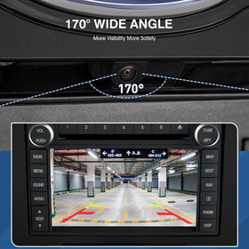 ACAUTO wide-angle view illustrating 170-degree coverage to improve rear awareness