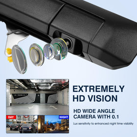 ACAUTO camera view aimed at hitch ball showing better trailer alignment