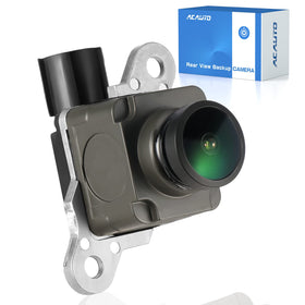 ACAUTO front view of camera showing exact OEM replacement fit and alignment