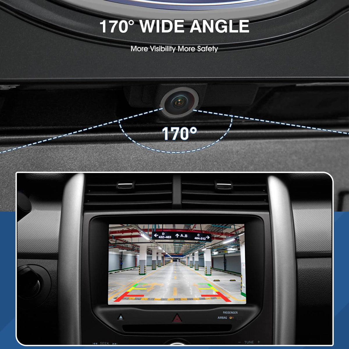 ACAUTO camera installed on vehicle trunk showing seamless factory fit