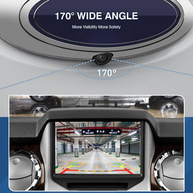 ACAUTO camera mounted on Ford tailgate demonstrating factory alignment benefit