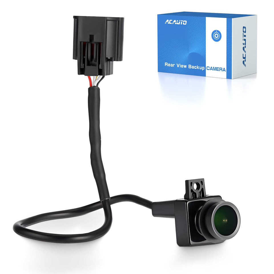 ACAUTO front view of backup camera showing OE fit and ready-to-install benefit