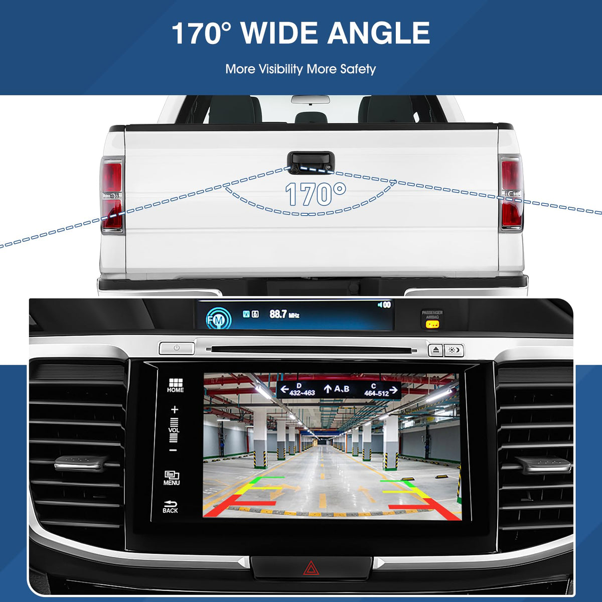 ACAUTO installed on Ford F-150 illustrating seamless OEM appearance and better rear view